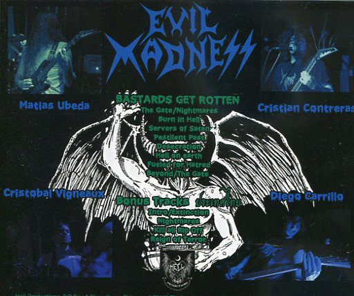 Evil Madness -Bastards Get Rotten/Bonded By Evil cd - TPL Records