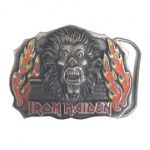Iron Maiden -Eddie In Flames Belt Buckle