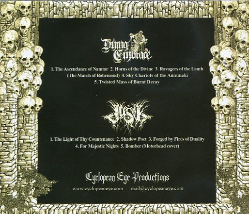 Dying Embrace   Dusk - Through Corridors Of Dead Centuries Split Cd 