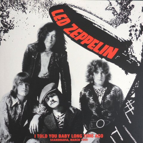 Led Zeppelin -I Told You Baby Long Time Ago lp [clear/orange splatter ...