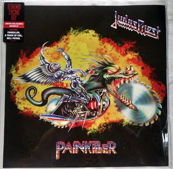 Judas Priest -Painkiller shape [blue/saw shaped] - TPL Records