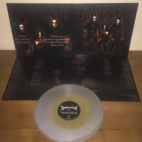 Immortal -Damned In Black lp [silver/gold] - TPL Records