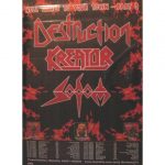 Kreator, Sodom, Destruction -Hell Comes To Your Town Tour 2001/2002 poster