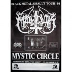 Marduk -Black Metal Assault 1998 Tour poster