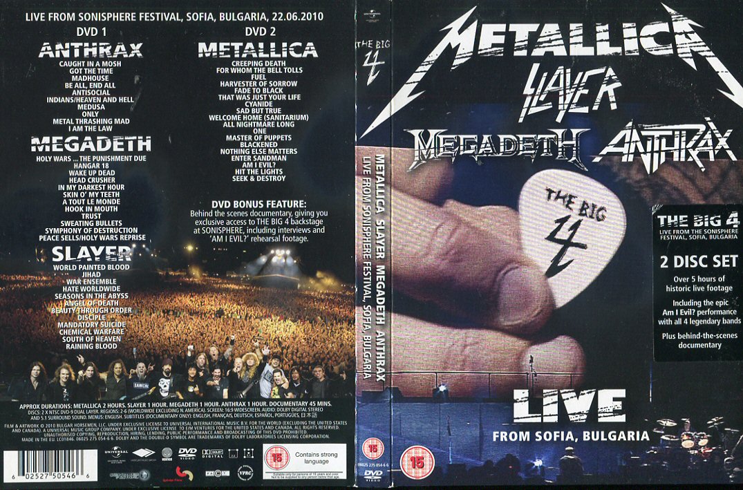 Will We See Metallica Slayer Megadeth And Anthrax On The Same Stage