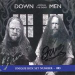 Down Among The Dead Men ‎–Promo card [signed]