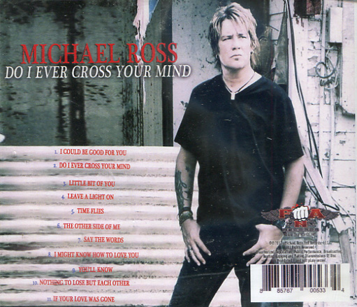Michael Ross Do I Ever Cross Your Mind Cd Tpl Records