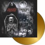 Barbarity / Paganizer ‎–Hymns To Rot 7″ [gold]