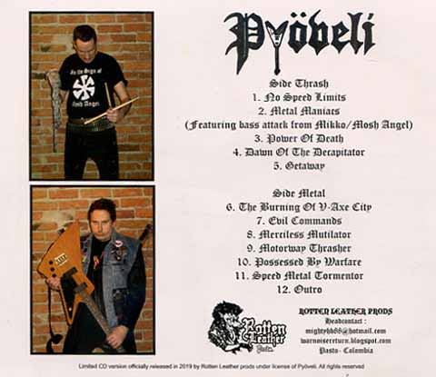 Pyöveli –No Speed Limits cd - TPL Records